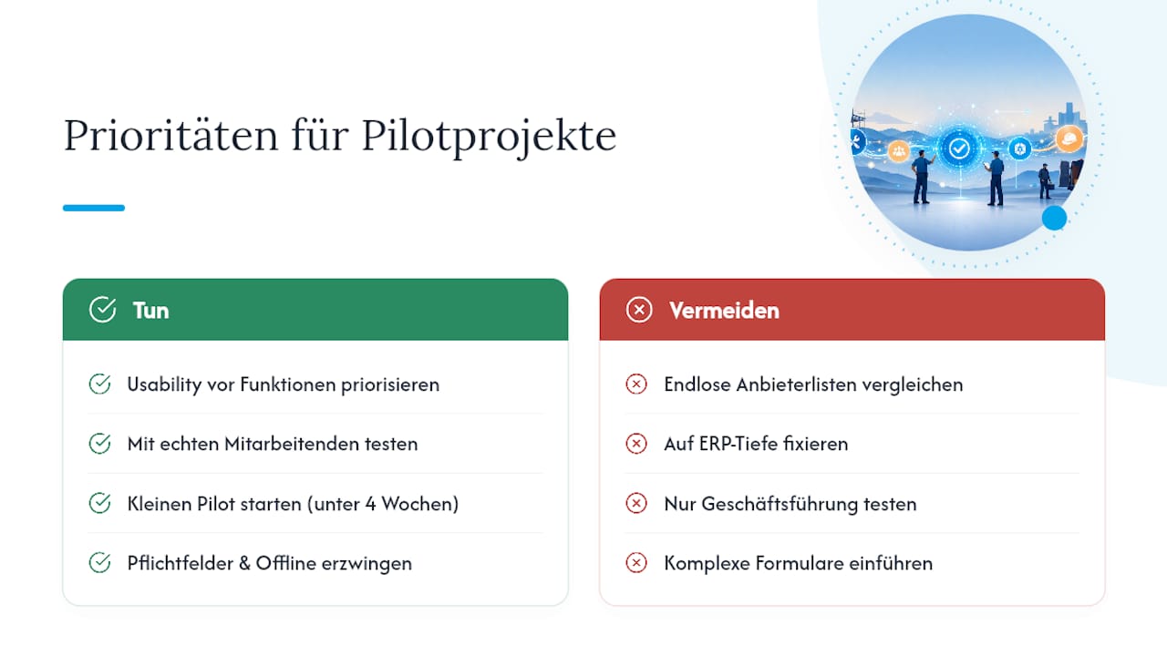 Meine Einschätzung: Weniger Anbieterlisten, mehr Umsetzung — overview diagram