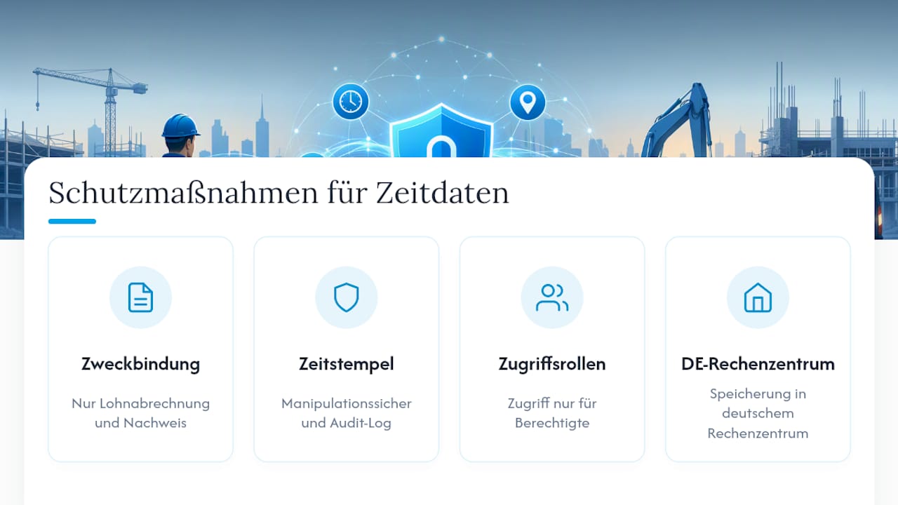 Vier Schutzmaßnahmen für digitale Zeitdaten