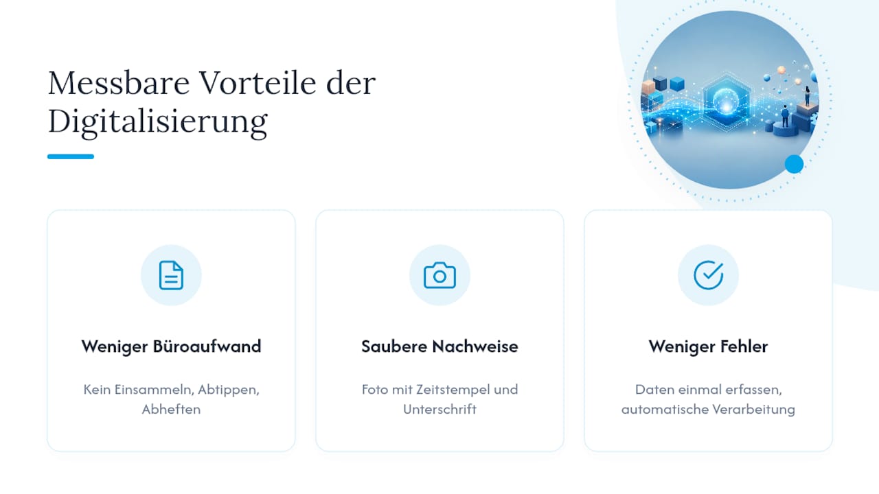 Drei Vorteile von digitalen Rapport-Apps